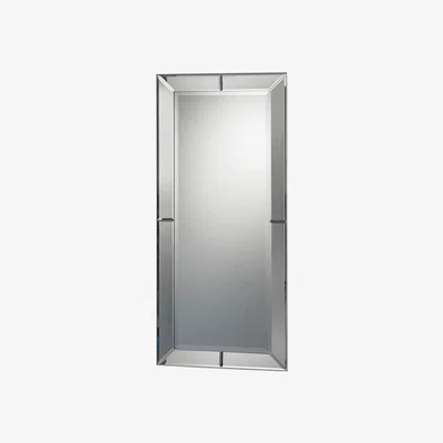Knees Keynsham Large Rectangle Full Length Mirror - Silver