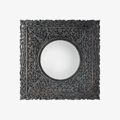 Knees Southport Large Square Wall Mirror - Bronze