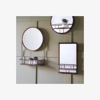 Knees Telford Rectangle Mirror - Bronze