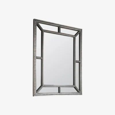Knees Brixham Medium Rectangle Wall Mirror - Silver
