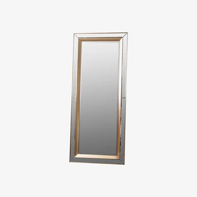 Knees Malling Extra Large Rectangle Leaner Mirror - Gold