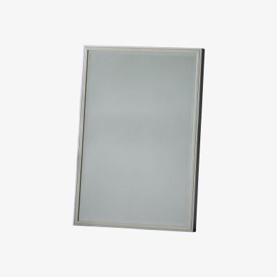 Knees Arlesey 90cm Medium Rectangle Wall Mirror - Silver