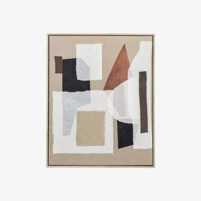 Knees Cardella 52.5cm x 42.5cm Abstract Textured Framed Canvas