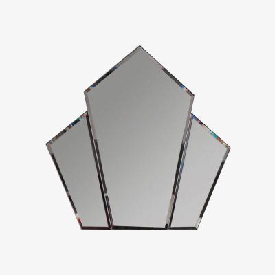 Knees Sophila Medium Irregular Wall Mirror - Silver