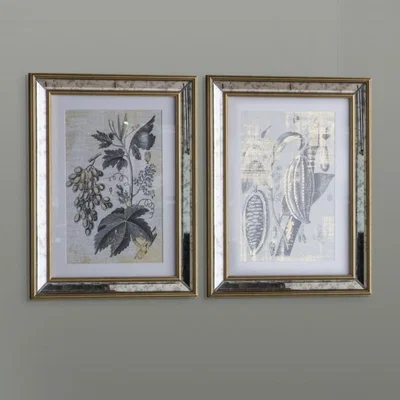 Knees Braun Botanical Studies Set of 2