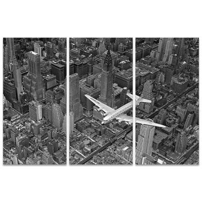 Knees DC-4 Over Manhattan 100 x 150cm Canvas Wall Art