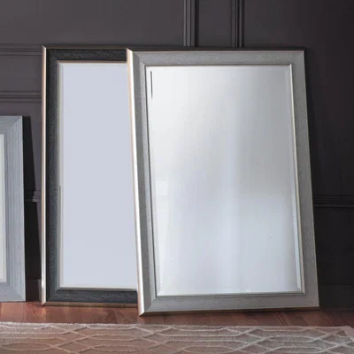 Knees Gains Medium Rectangle Wall Mirror - White