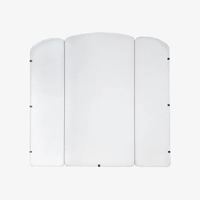 Knees Cavendish Medium Rectangle Wall Mirror - Clear