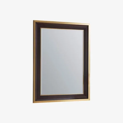 Knees Digby Large Rectangle Wall Mirror - Black