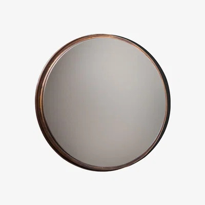 Knees Adrix 31cm Small Round Wall Mirror - Bronze (4pk)
