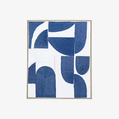 Knees Henri 57.5cm x 47.5cm Abstract Textured Framed Art