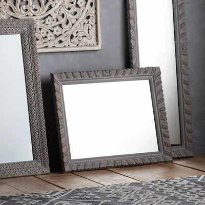 Knees Basar Extra Large Rectangle Leaner Mirror - Grey