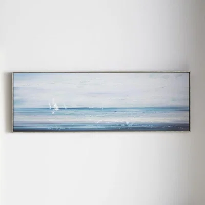 Knees Summer 52.5cm x 152.5cm Sailing Framed Art