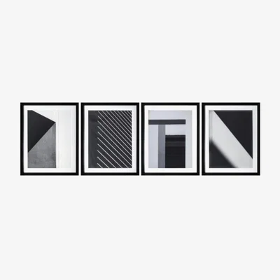 Knees Shadow Architecture Framed Art Set of 4
