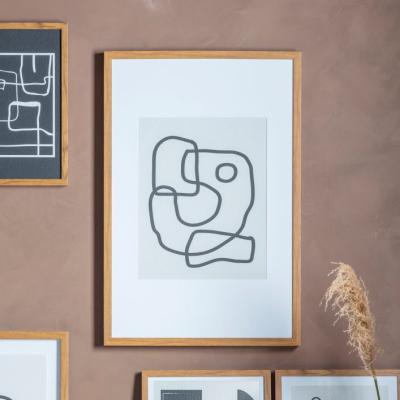 Knees Misina 91cm x 61cm Line Drawing Framed Art