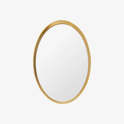 Knees Malissa Medium Oval Wall Mirror - Gold
