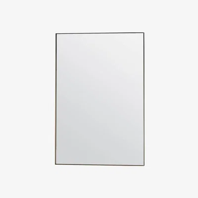 Knees Rye Medium Rectangle Wall Mirror - Champagne