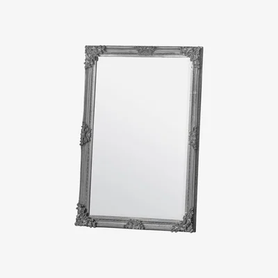 Knees Halewood Large Rectangle Wall Mirror - White