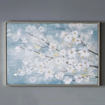 Knees April 62.5cm x 92.5cm Blossom Framed Art