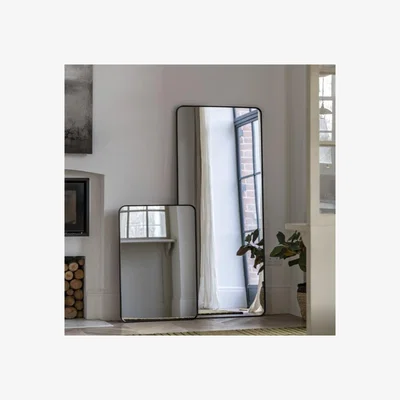 Knees Wyatt Rectangle Mirror - Black