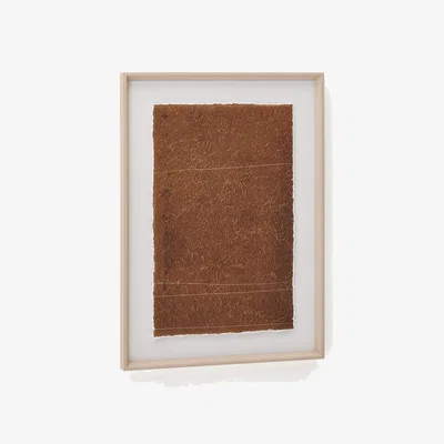 Kave Home Durkan maroon picture on recycled paper 50 x 70cm