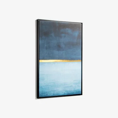 Kave Home Wrigley blue picture 60 x 90 cm