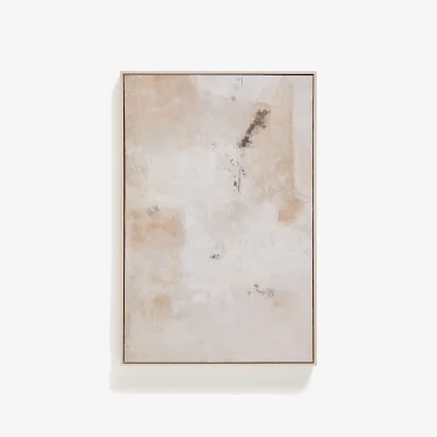 Kave Home Silpa beige abstract picture 60 x 90cm