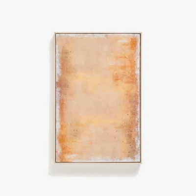 Kave Home Selnar yellow abstract picture 60 x 90cm