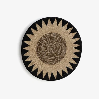 La Redoute Jutlo Wall Art in Woven Jute & Cotton