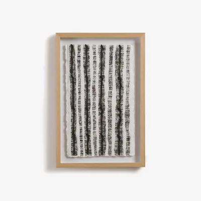 La Redoute Onde Hand-Painted Rice Paper Wall Art
