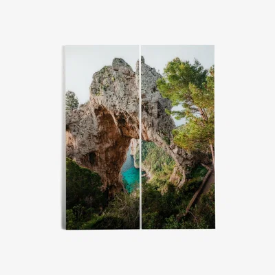 La Redoute Sarde Glass Print, H125cm