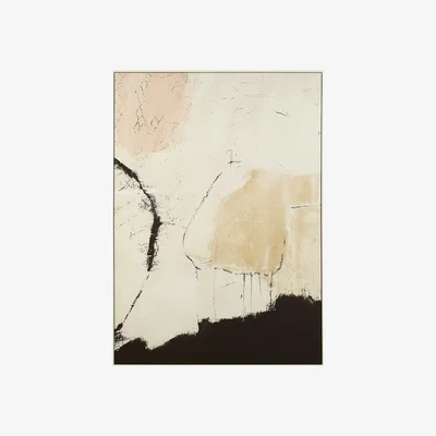 La Redoute Natural Pink Classic Framed Wall Art