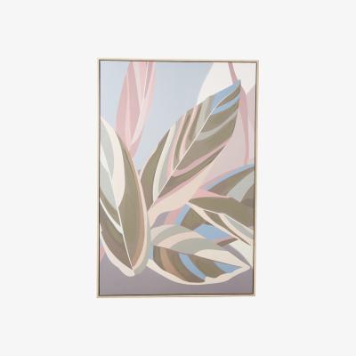 La Redoute Contemporary Multileafs Framed Wall Art