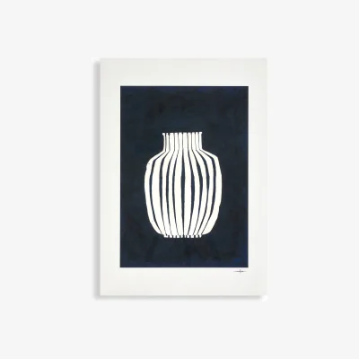 La Redoute Blue Vase Art Poster