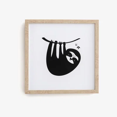 La Redoute Cléo Child's Framed Sloth Print