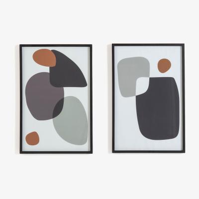 La Redoute Set of 2 Organic Framed Posters
