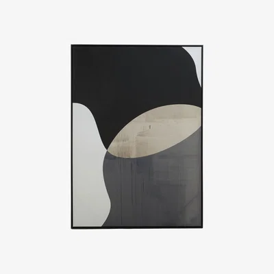 La Redoute 143 x 103cm Monochrome Abstract Wall Art