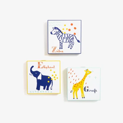 La Redoute Animalia Children's Animal Artwork (Set of 3)