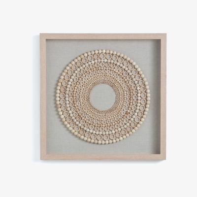 La Redoute Nuraghe Wooden Beads Wall Art, H60cm