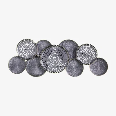 La Redoute 70 x 134cm Grey Metal Wall Art