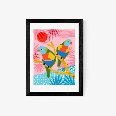La Redoute A2 Framed Besties Print