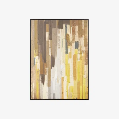 La Redoute Ochre Canvas Wall Art