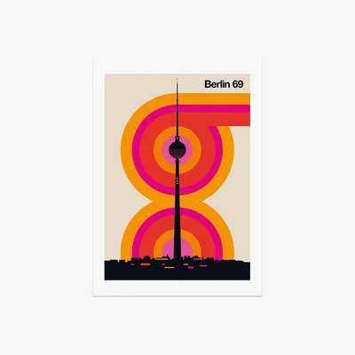 La Redoute A2 Unframed Berlin 69 Print