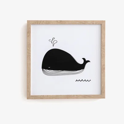 La Redoute Cléo Child's Framed Whale Print