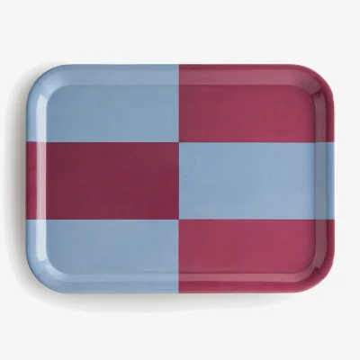 La Redoute Tabaka Tray with Two-Tone Graphic Print, Size L