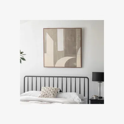 La Redoute 80x80cm Concreta Abstract Framed Canvas