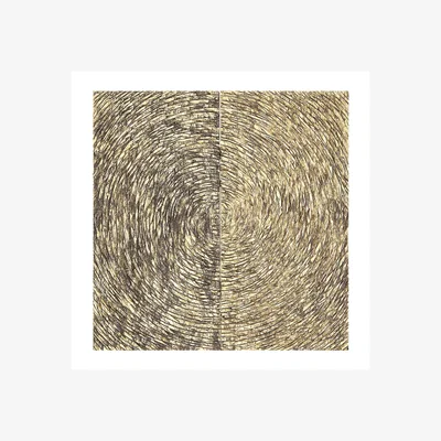 La Redoute Wood Carving Gold Finish Unframed Wall Art