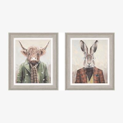 La Redoute Set of 2 30x35cm Harry and Austin Framed Print