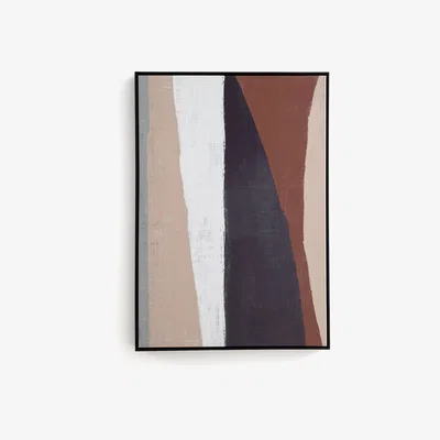 La Redoute Sculptural XL Printed Linen Canvas