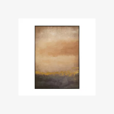 La Redoute Astratto Pink Framed Wall Art
